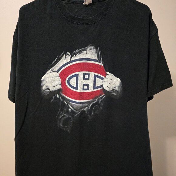 MONTREAL CANADIENS HOCKEY MENS  T-SHIRT - Picture 1 of 3